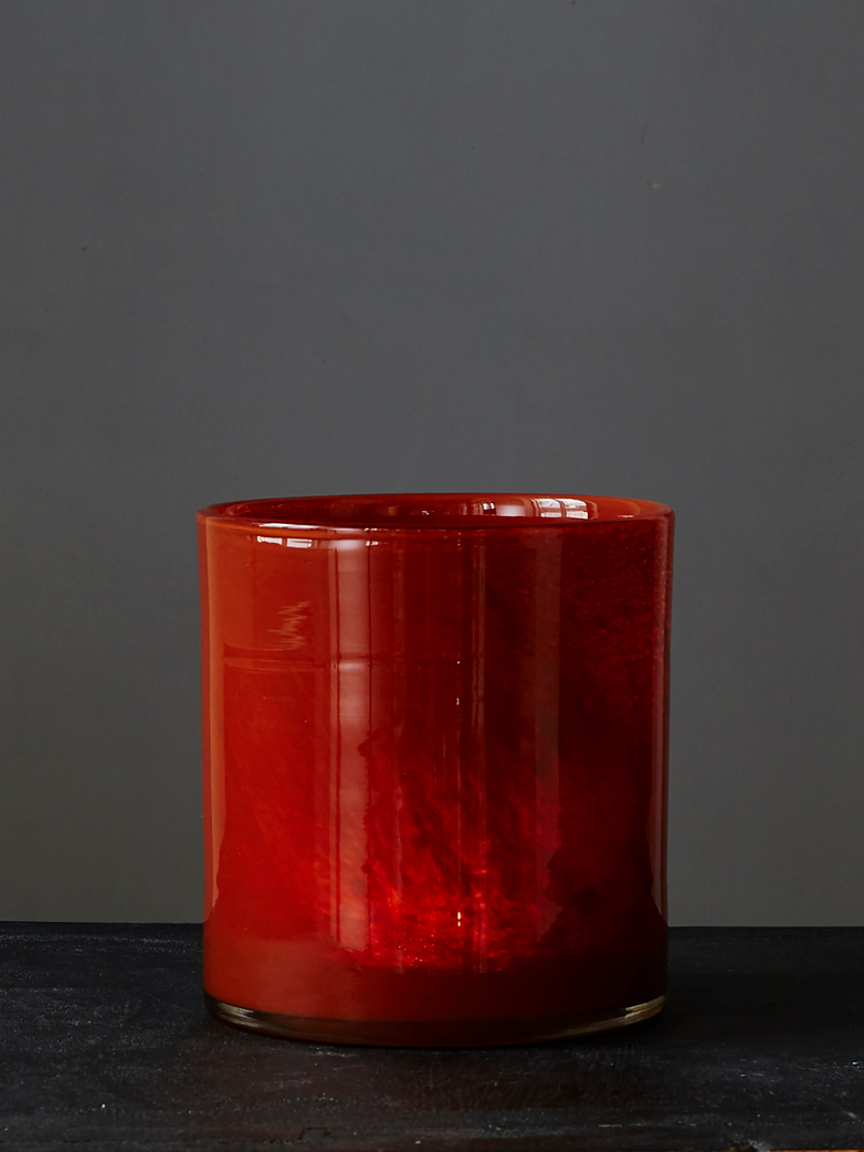 Candle Holder Brick Rust