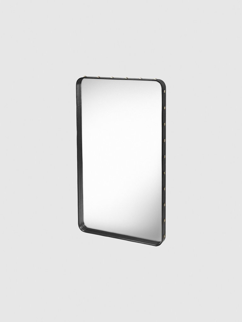 Adnet Rectangular Mirror Black - 65x115cm