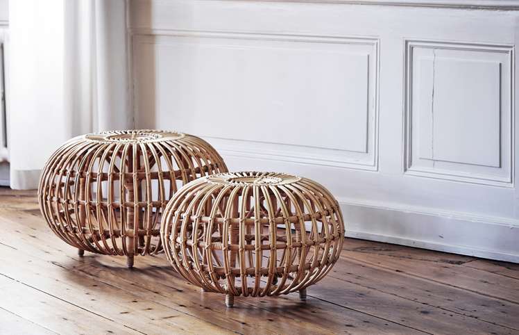 Sika Design — Franco Albini Ottoman — Footstools & Poufs