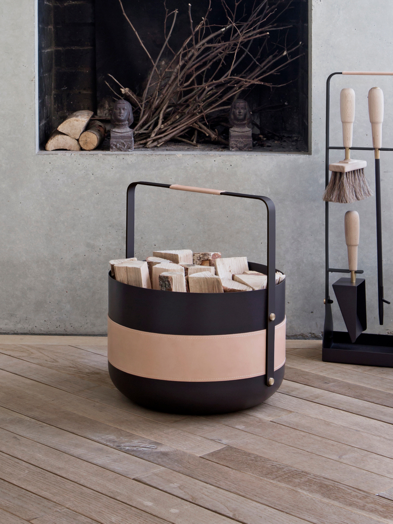 Wood Basket Emma Naturell II