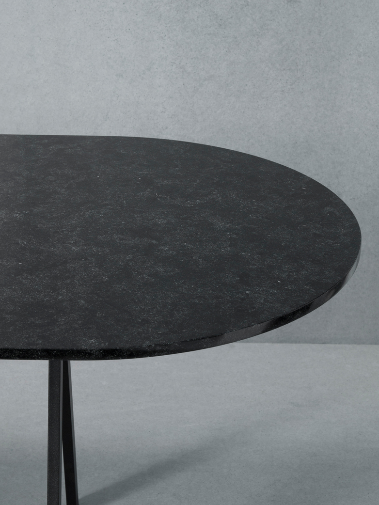 Saw Table Black Marble