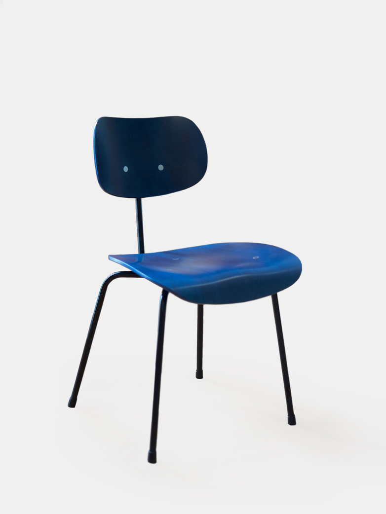 Dining chair SE68 - Blue Stained