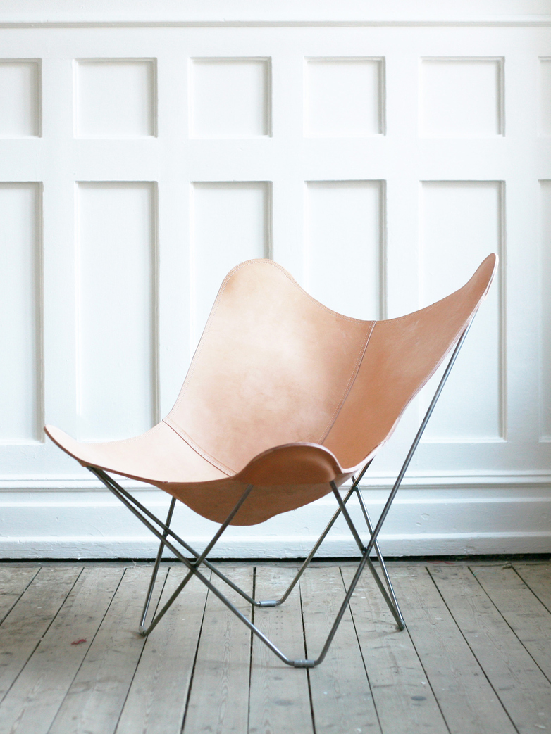 Crude Leather - Matte Chrome Frame
