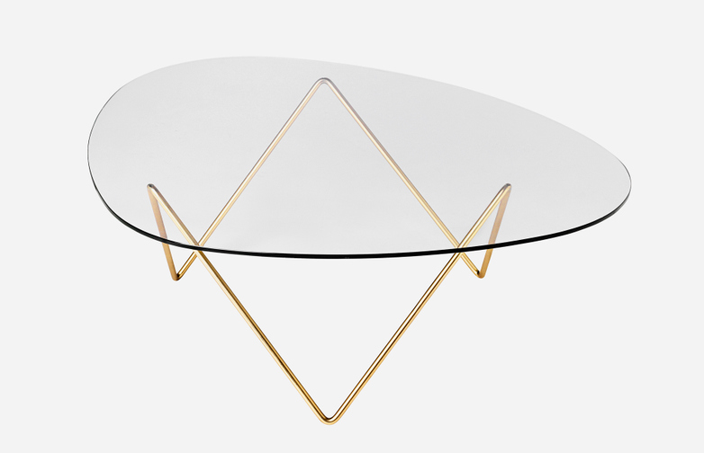 Pedrera Table Brass