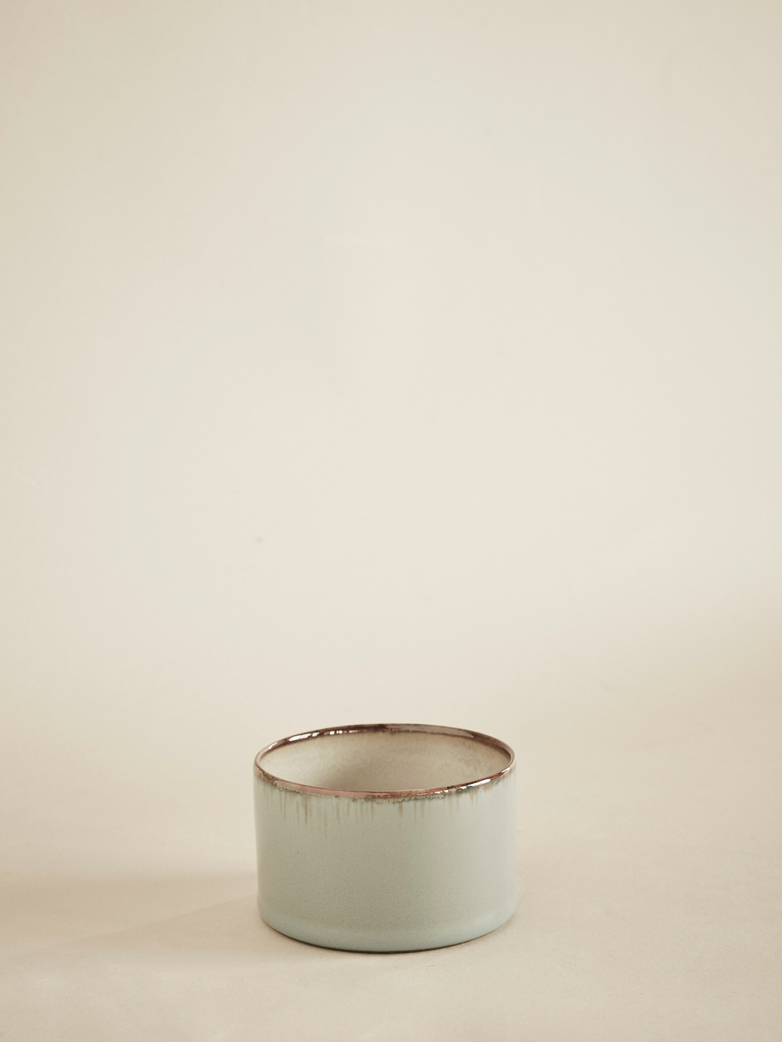 Goblet Cylinder Low - Smokey Blue