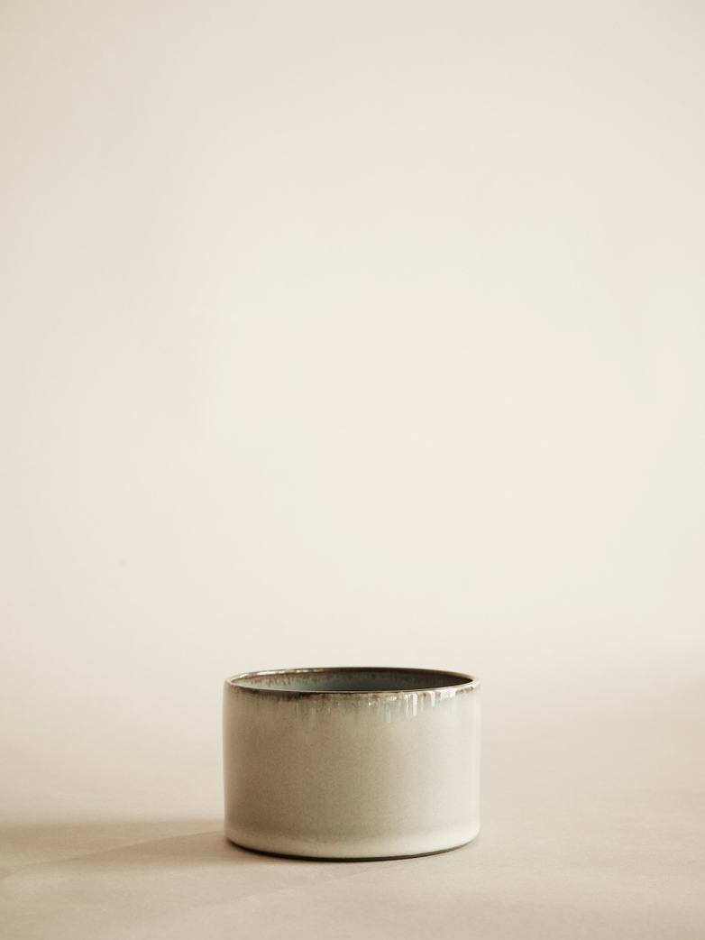 Goblet Cylinder Low - Misty Grey
