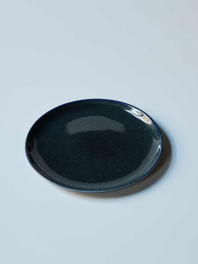 Plate Small Dark Blue