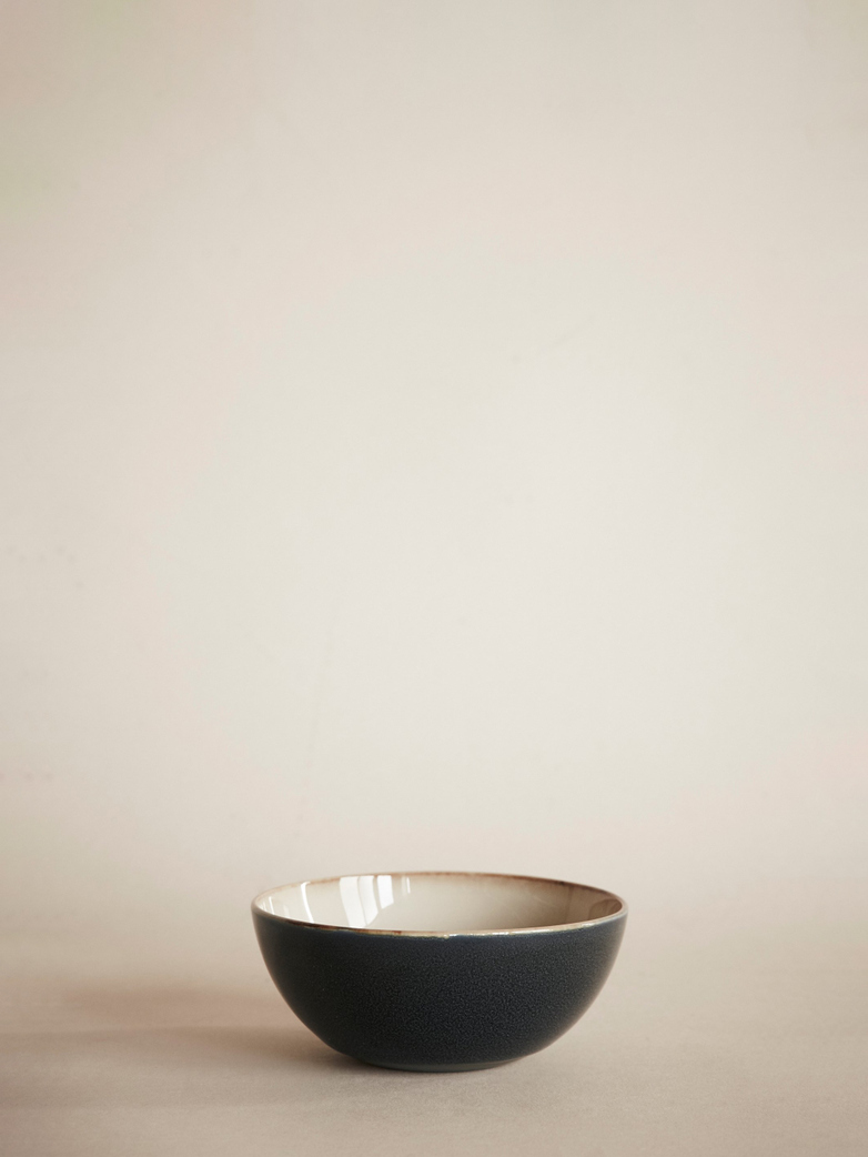 Terres de Rêves – Bowl – Small – Misty Grey/Dark Blue