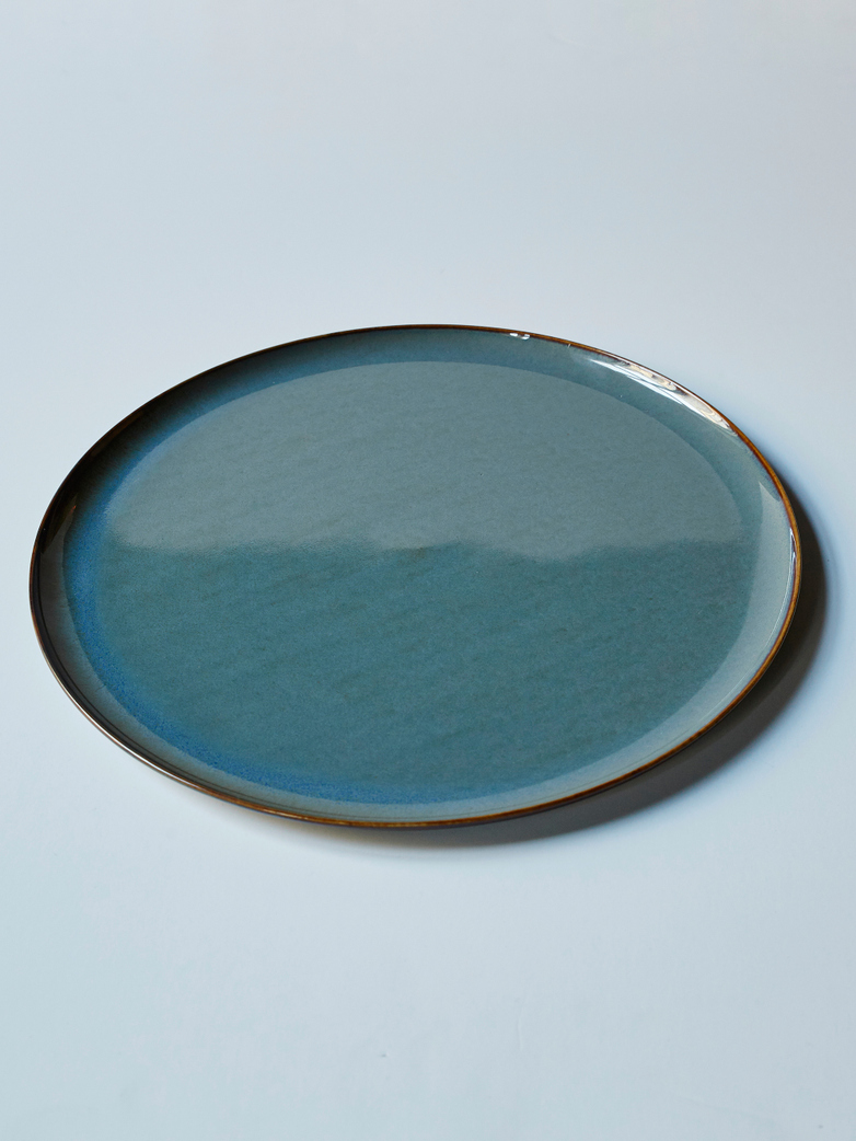 Terres de Rêves - Plate Large Smokey Blue