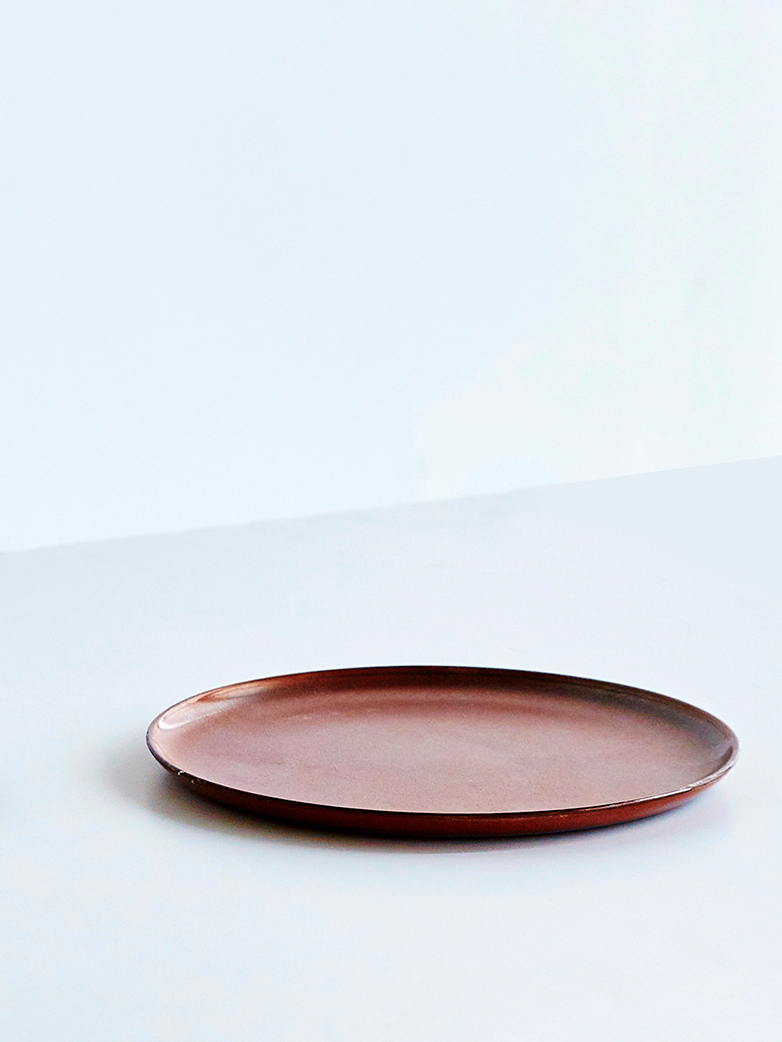 Terres de Rêves - Plate Medium Rust