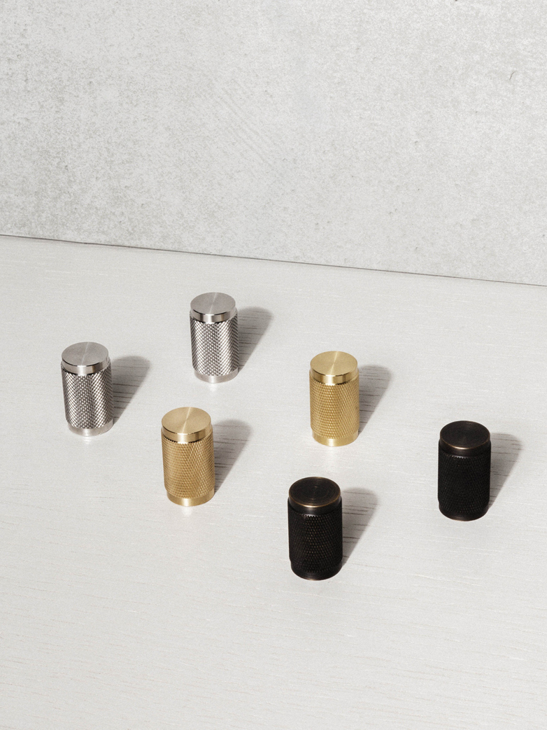 Furniture Knob Set of Two - Smoked Bronze