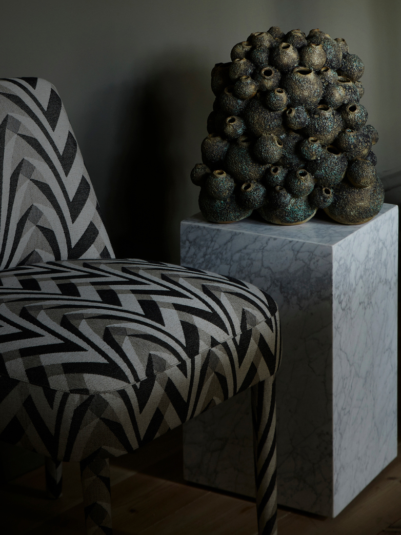 Plinth Tall White Marble