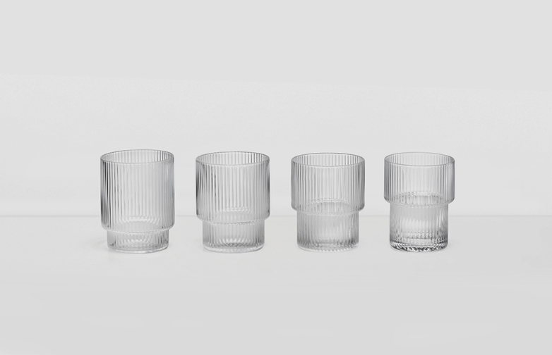 Ripple Glass (set of 4)