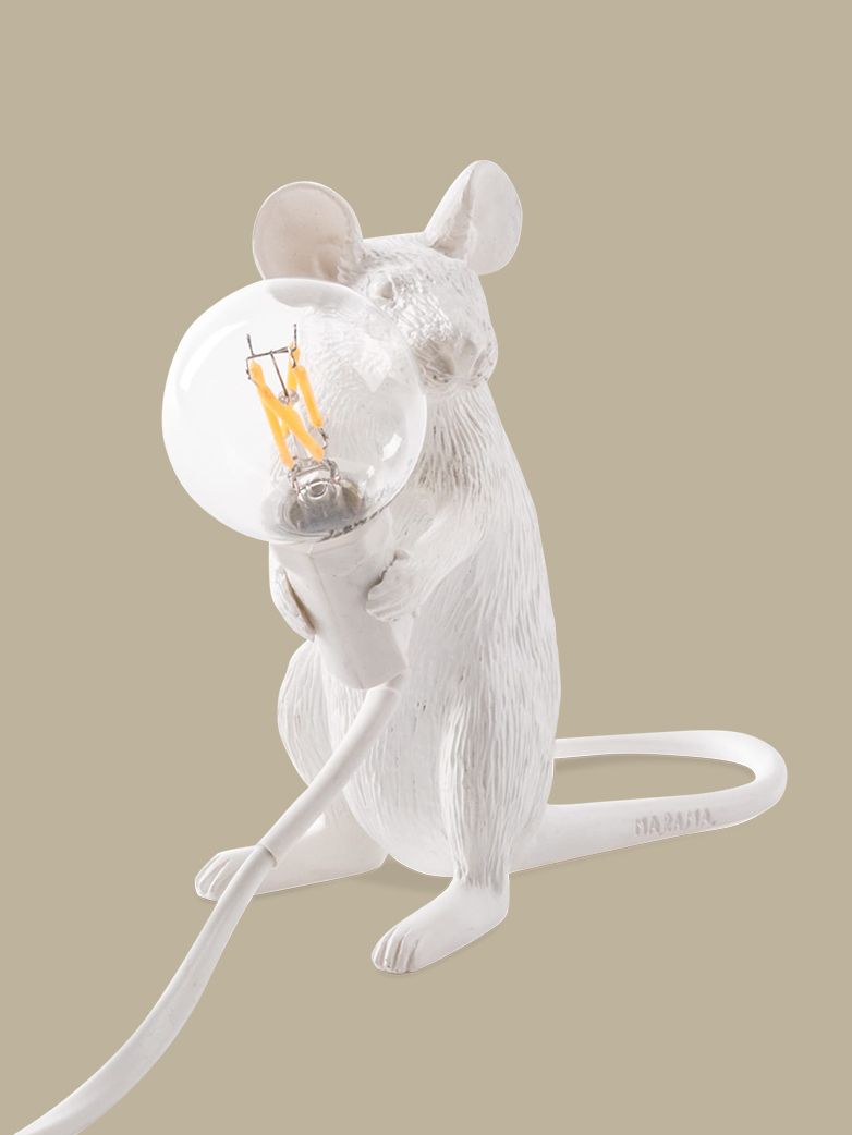 Mouse Lamp Sitting