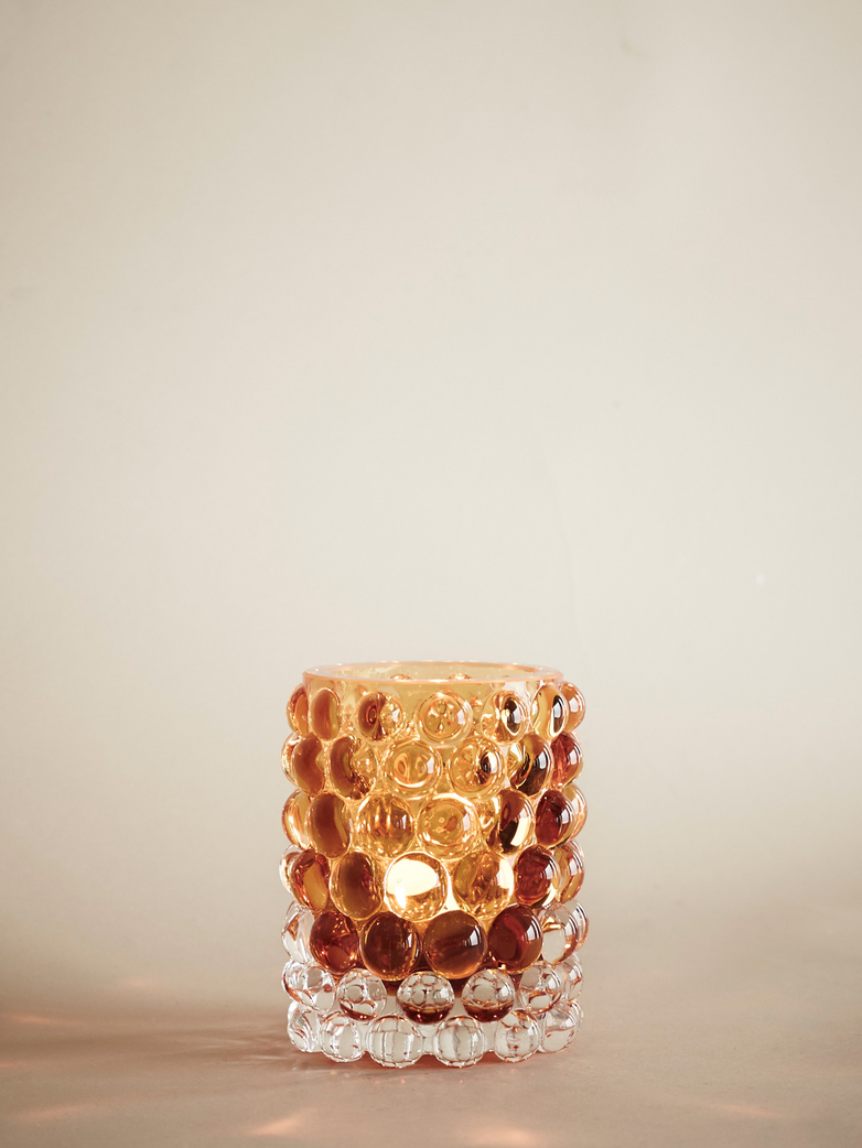 Hurricane Lamp Boule Amber