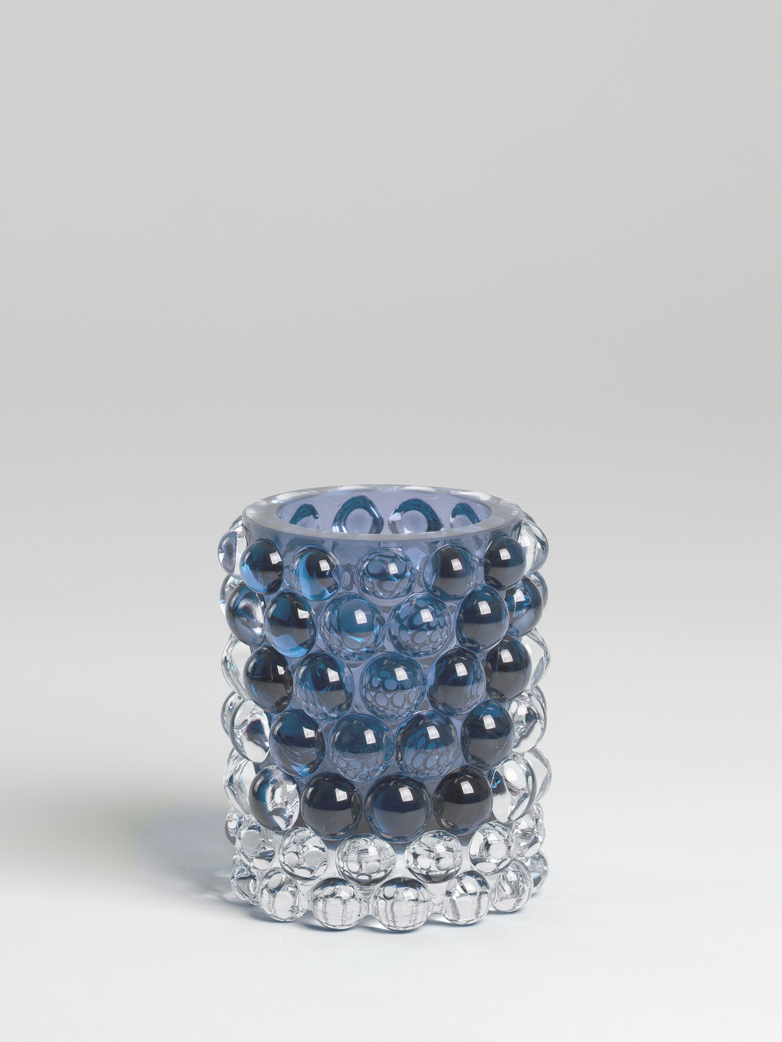 Hurricane Lamp Boule Smoke Blue