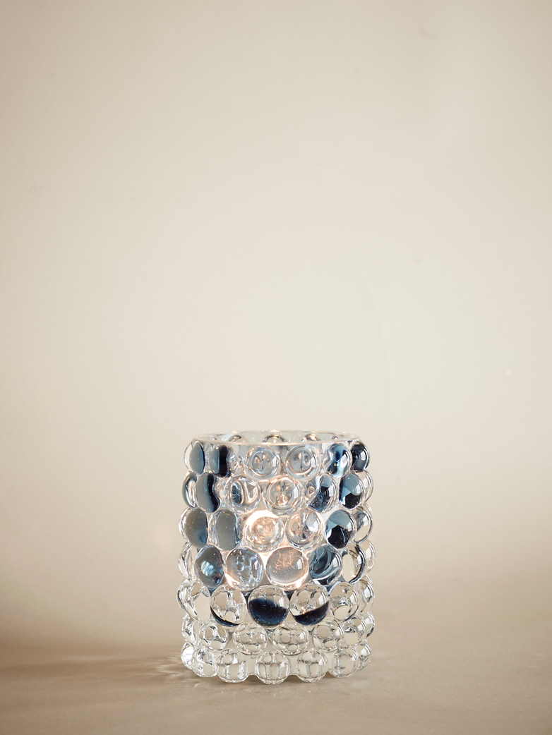 Hurricane Lamp Boule Smoke Blue