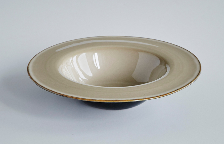 Terres de Rêves - Degustation Small Round Misty Grey and Dark Blue
