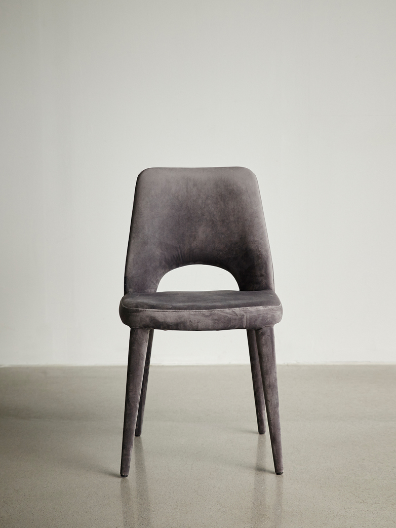 Chair Holy Velvet Grey
