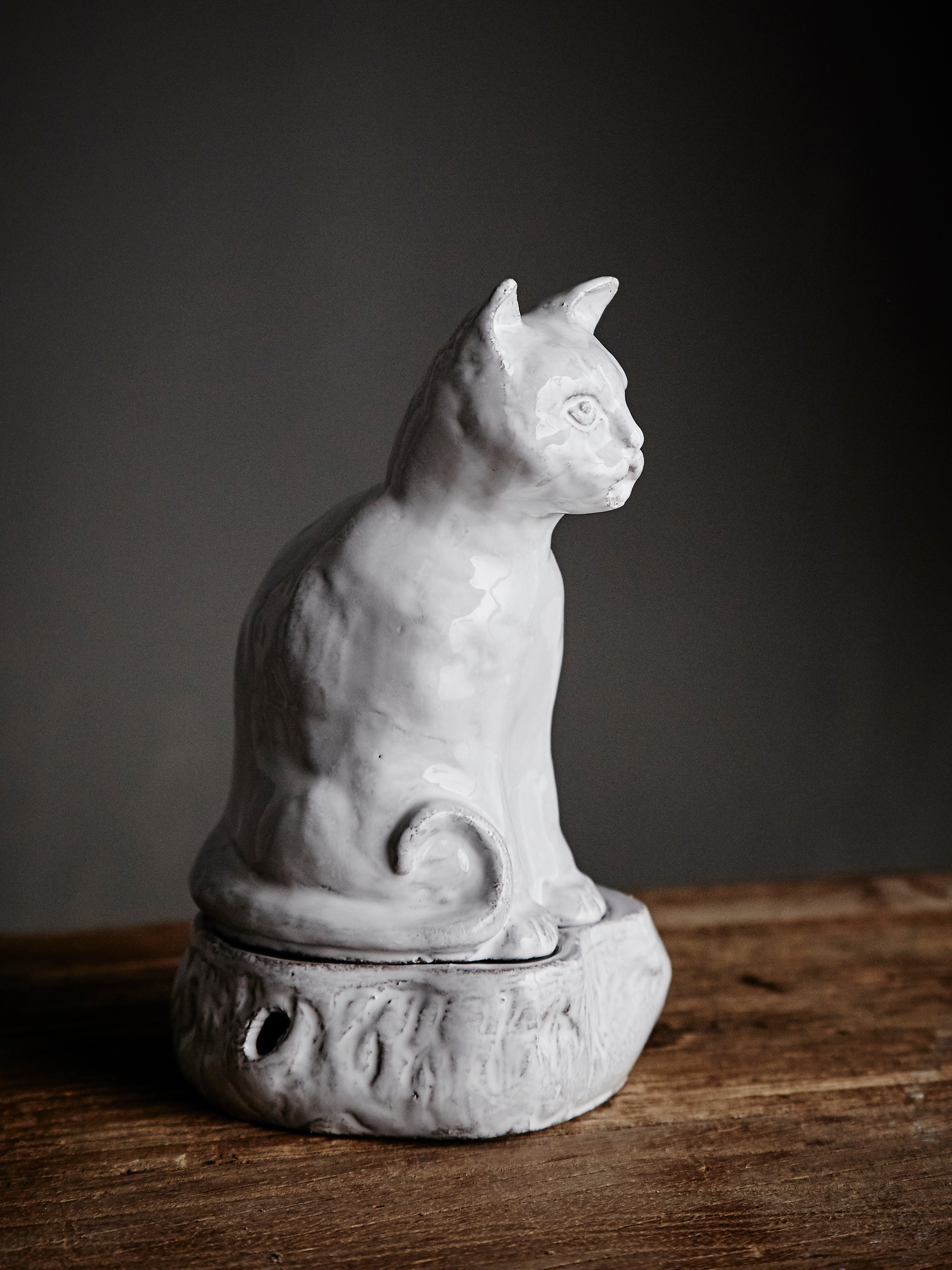 Astier de Villatte — Setsuko Cat Incense Burner — Incense holders