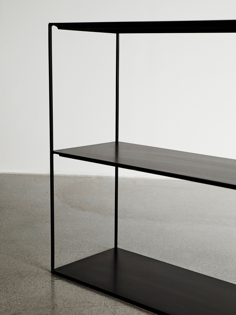 Slim Irony Sideboard - Black - Long