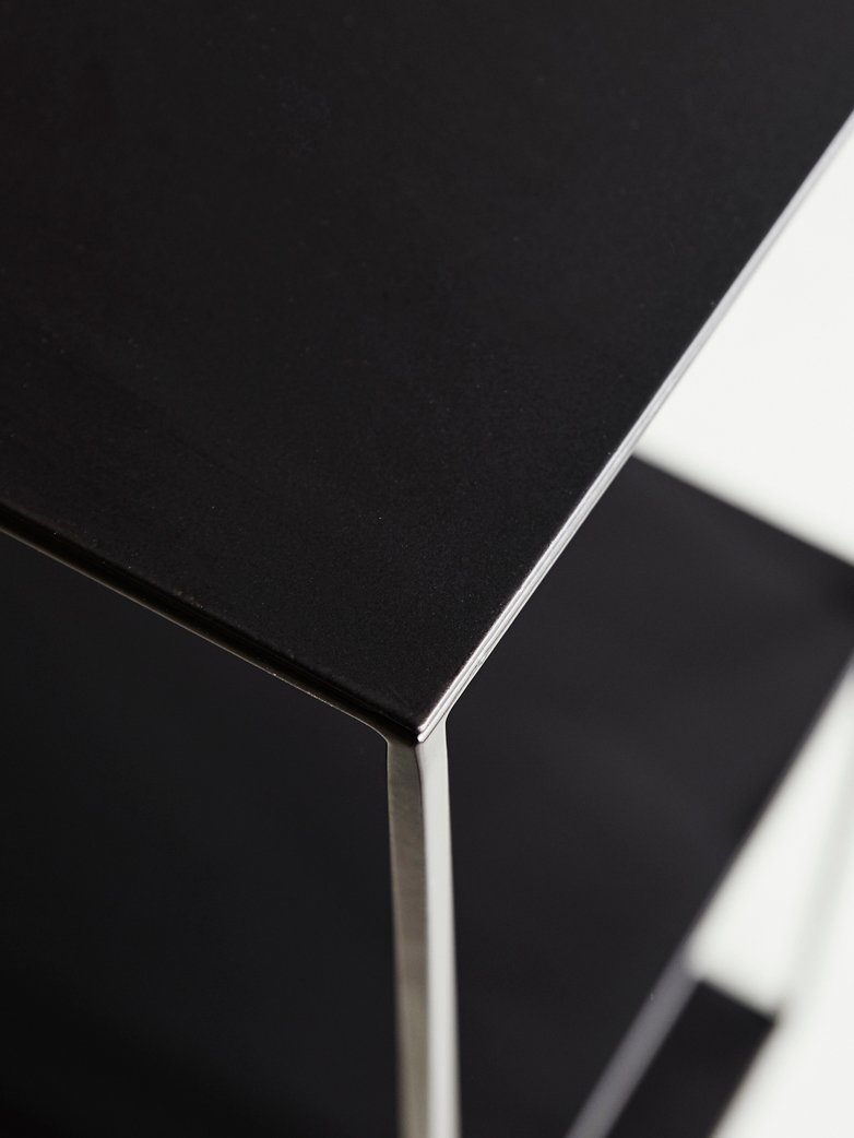Slim Irony Sideboard - Black - Long