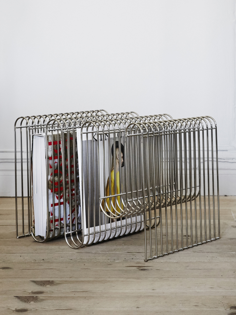 Curva Magazine Holder Silver