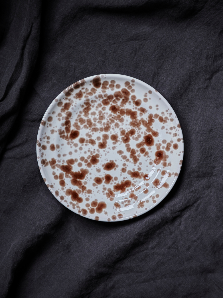 Spruzzi Vivente - Dinner Plate 24 cm - Brown