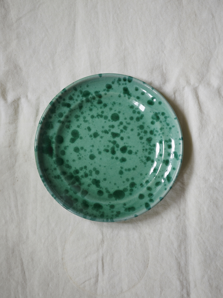 Spruzzi Vivente - Dinner Plate 24 cm - Green on Green