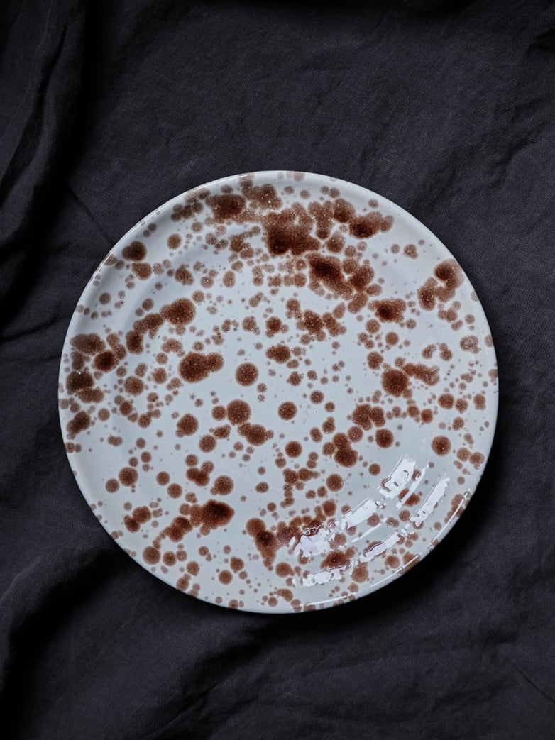 Spruzzi Vivente - Dinner Plate 28 cm - Brown