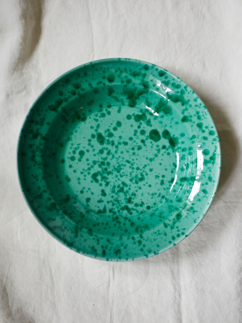 Spruzzi Vivente - Big Serving Bowl - Green