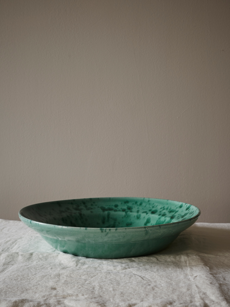 Spruzzi Vivente - Big Serving Bowl - Green
