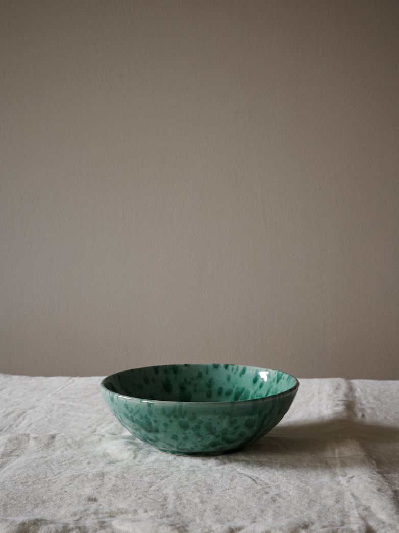 Spruzzi Vivente - Salad Bowl Green on Green - Small
