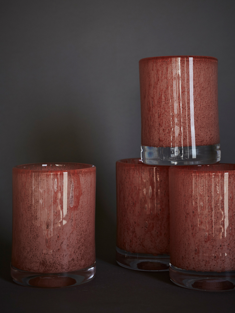Belle Candle Holder – Flamingo – Medium