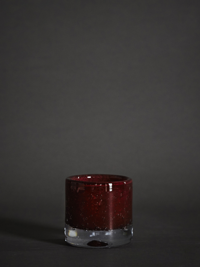 Belle Candle Holder – Claret Red – XS