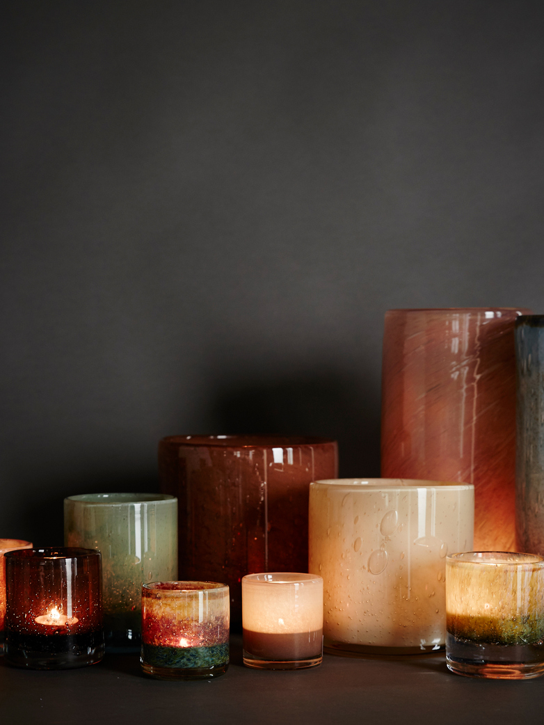 Belle Candle Holder – Cloudy Grey – Small