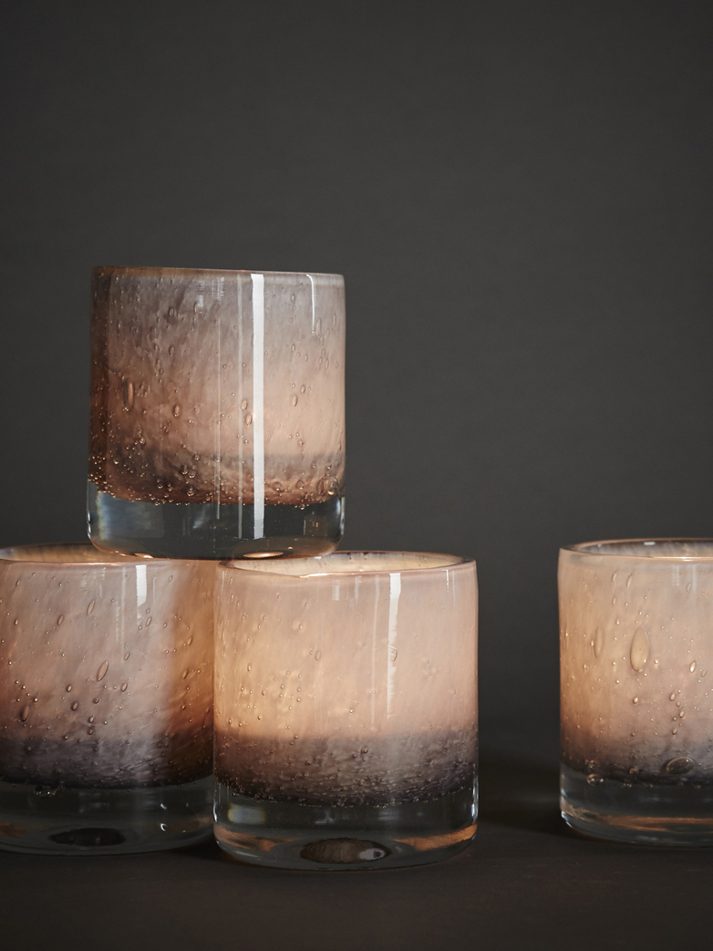 Belle Candle Holder – Cloudy Grey – Small