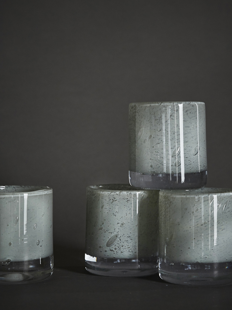 Belle Candle Holder – Light Grey – Small