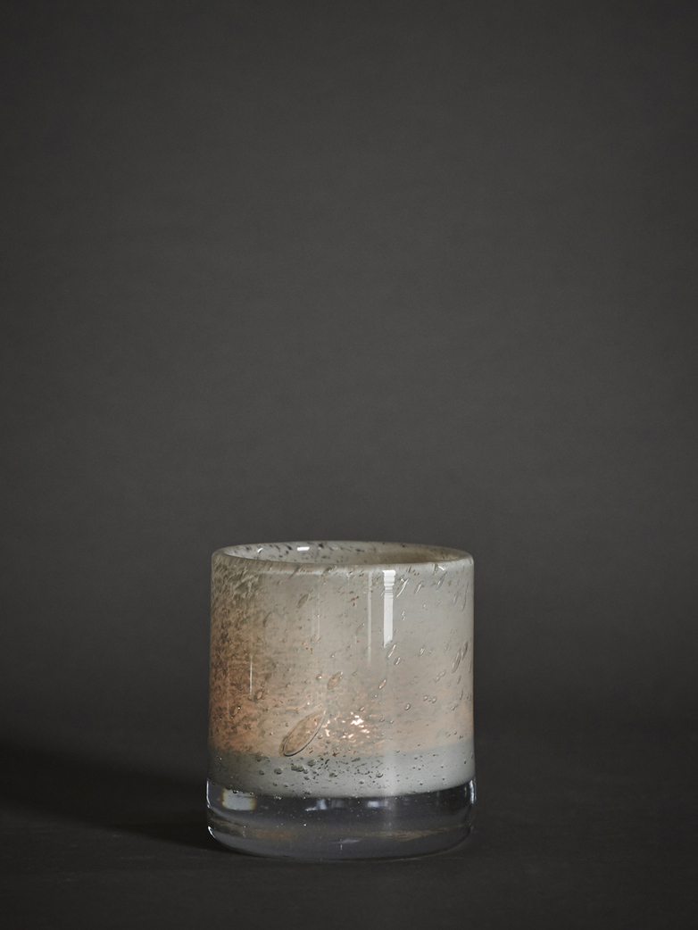 Belle Candle Holder – Light Grey – Small