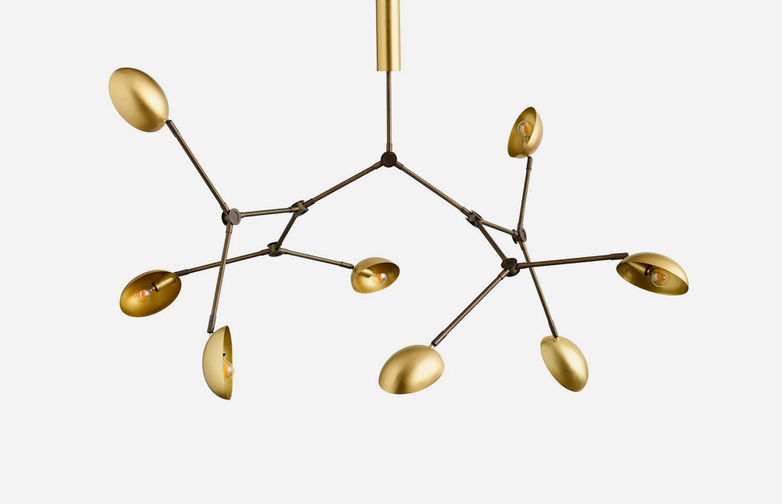 Drop Chandelier – Brass