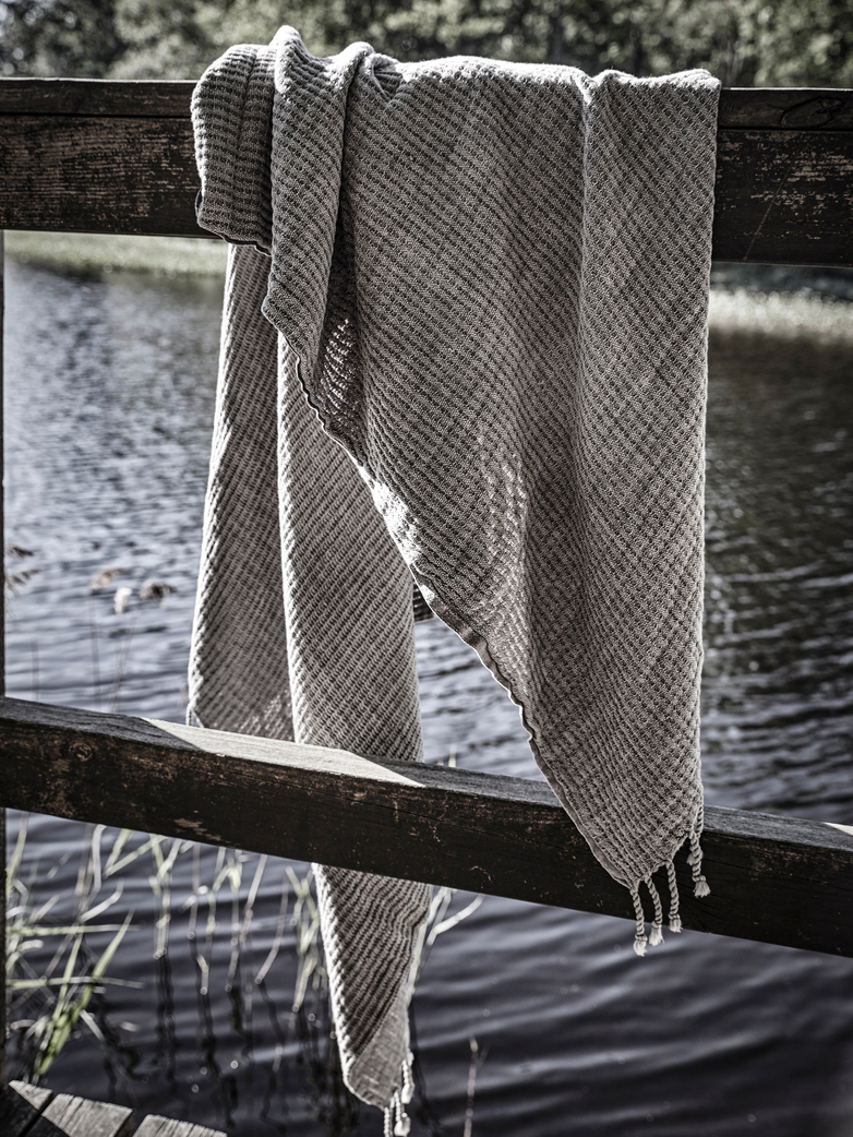 Hamam & Beach Towel Rail - Dark Grey