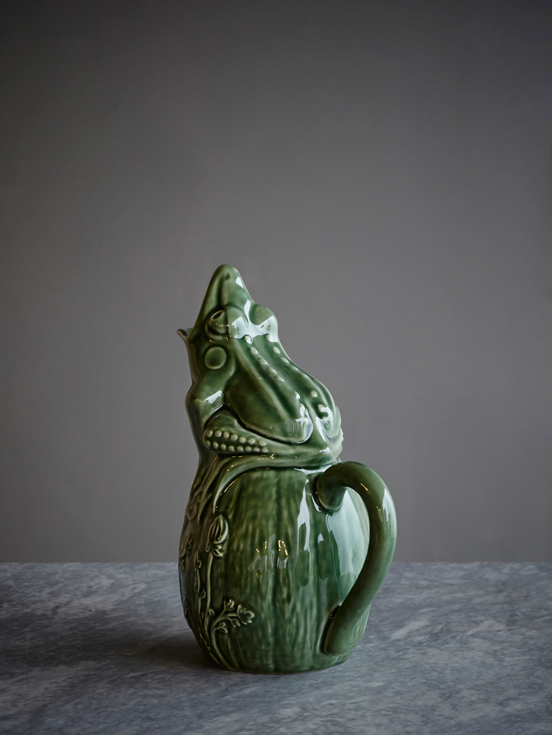 Pitcher Frog Green Espigas