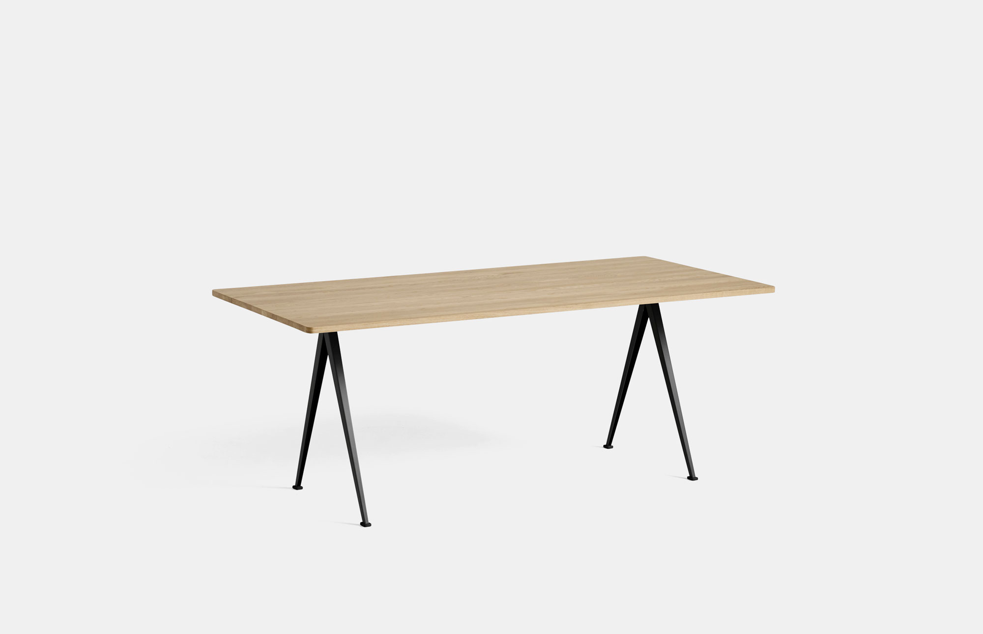 16523 1fb6ada54a 1955091509000 Pyramid Table 02 L190xw85 Frame Black Top Oak Matt Lacquered Portrait