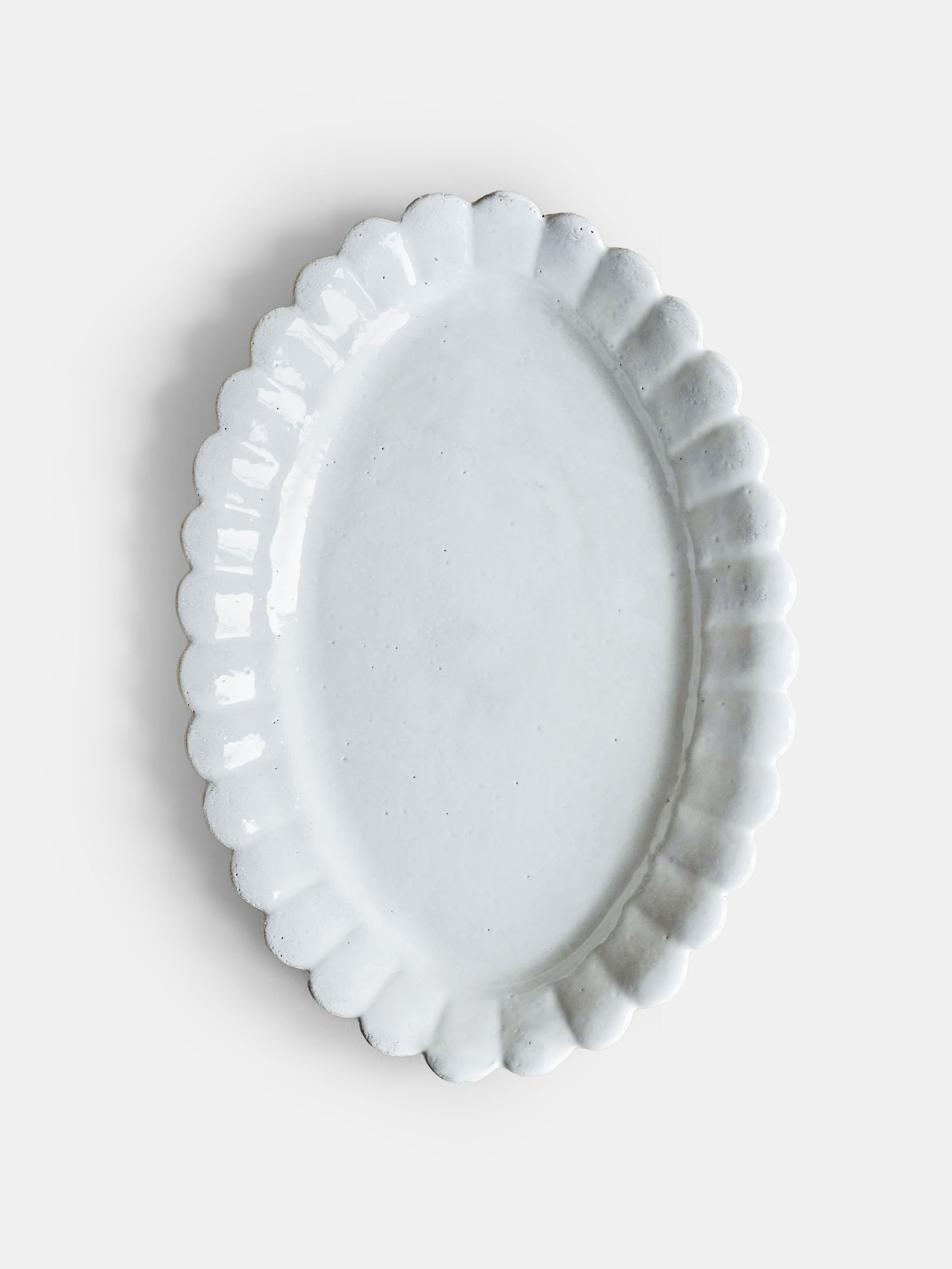 Astier de Villatte — Marguerite Oval Platter — Serving dish