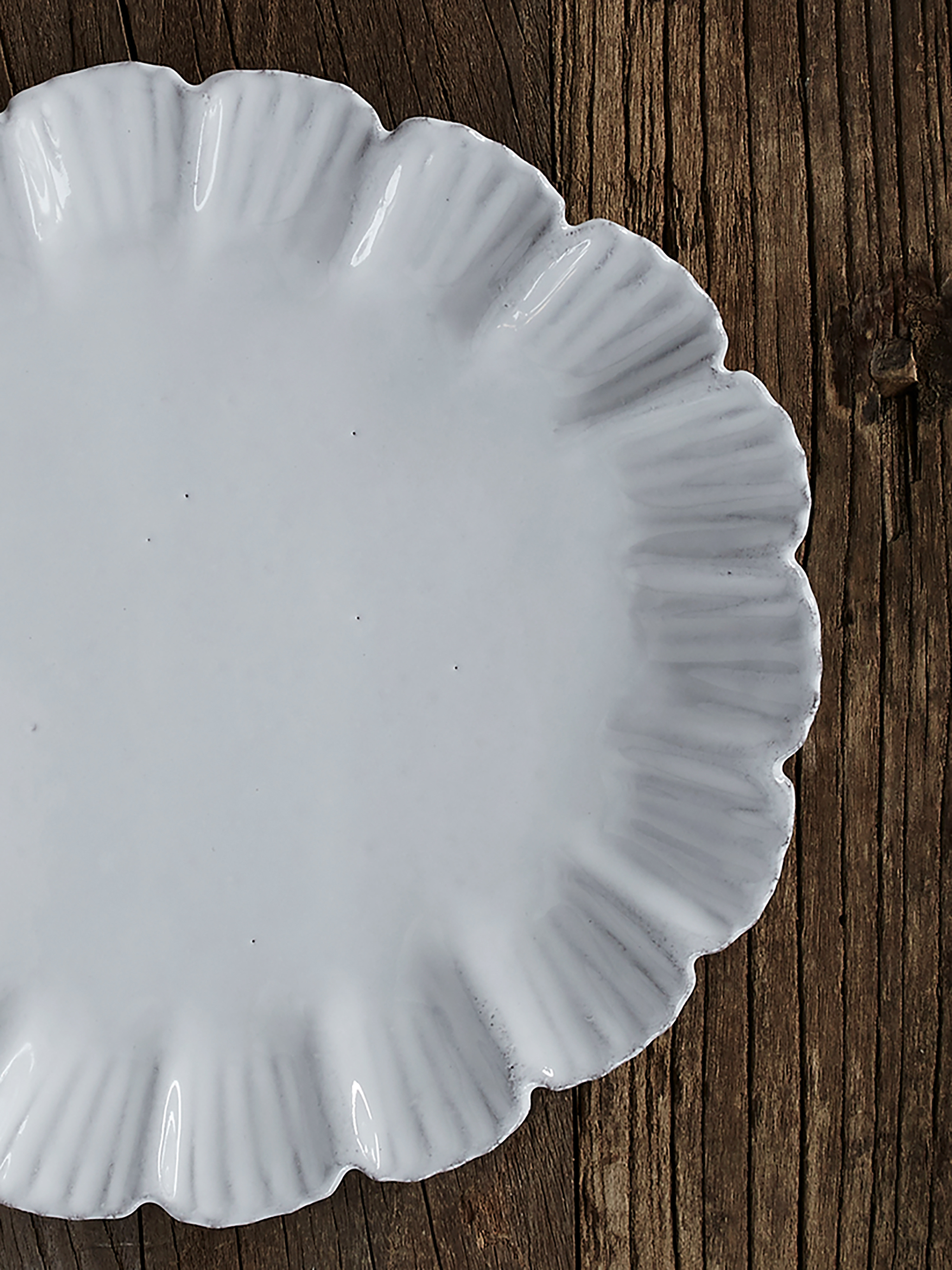 Astier de Villatte — Drapé Dinner Plate Large — Dinner plates