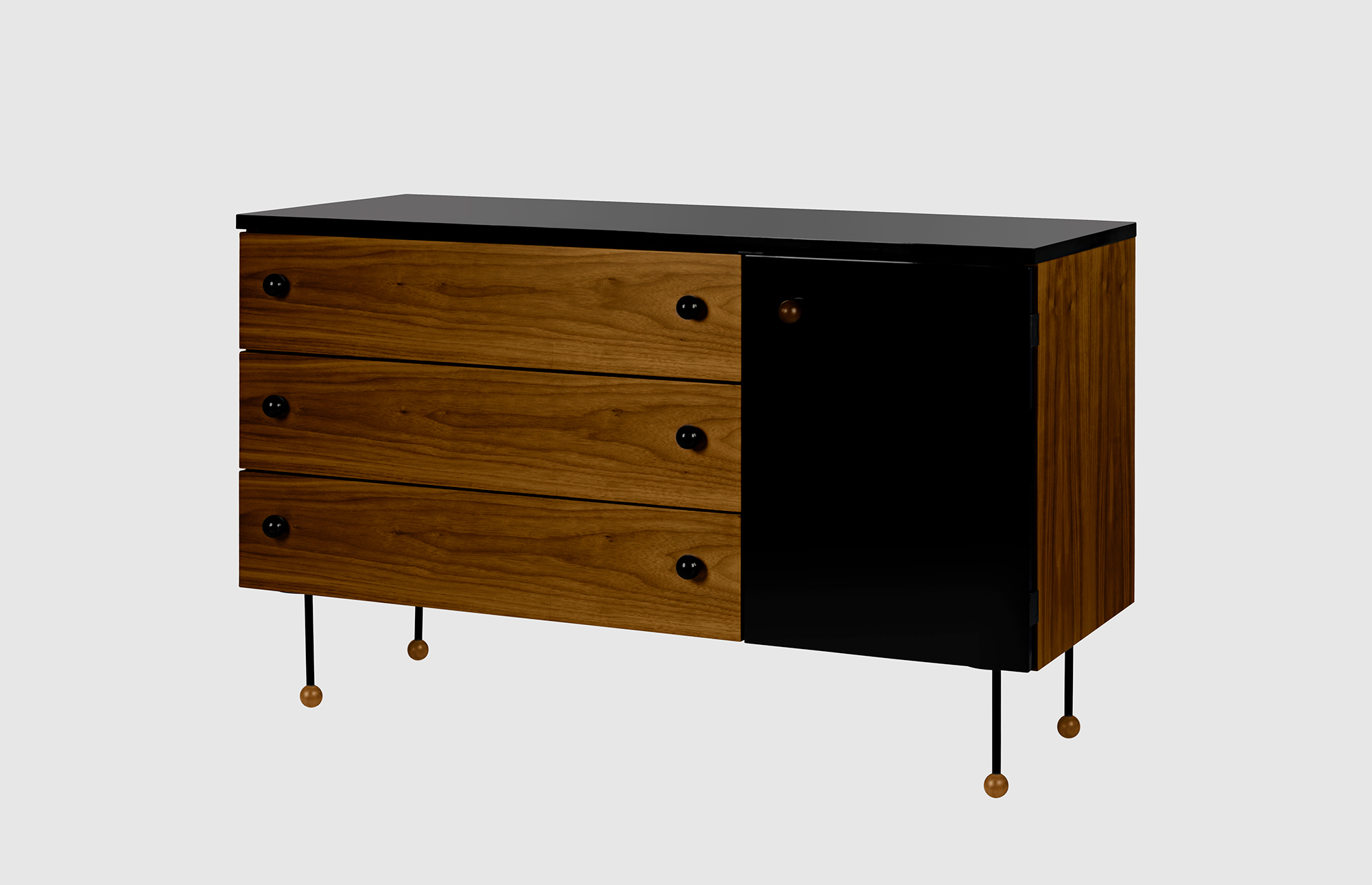 16791 6a42ed2c2e Grossman Dresser 3 Walnut Rotade Portrait