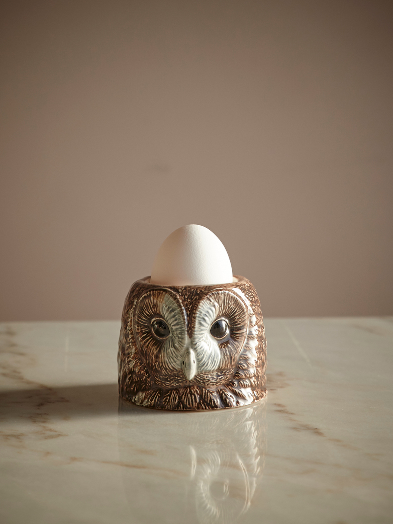 Tawny Owl Face Egg Cup