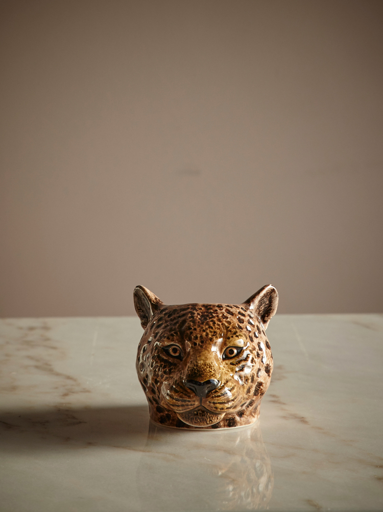 Leopard Face Egg Cup