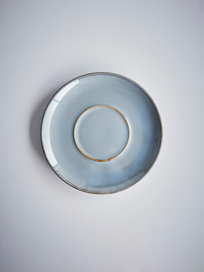 Espresso Cup With Saucer Dark Blue - Smokey Blue