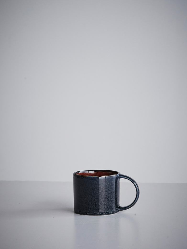 Espresso Cup With Saucer Dark Blue - Smokey Blue
